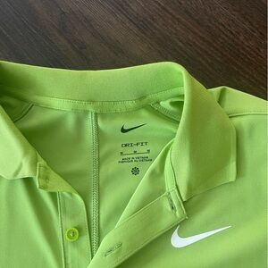 Nike Dri-FIT Bright Green Polo